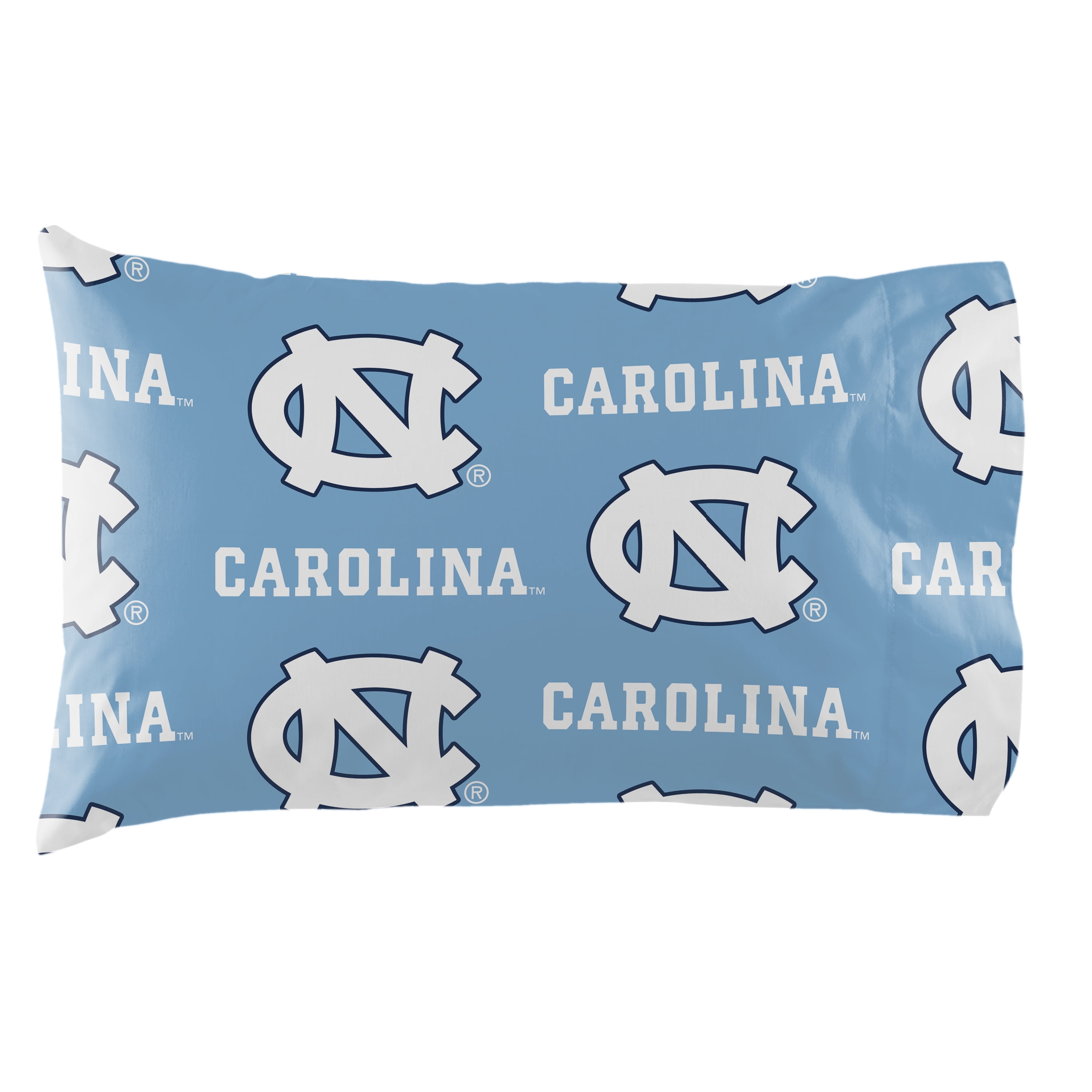 NCAA North Carolina Tar Heels Bed in a Bag Set, 100% polyester, Twin Size, Team Colors, 4 Piece Set