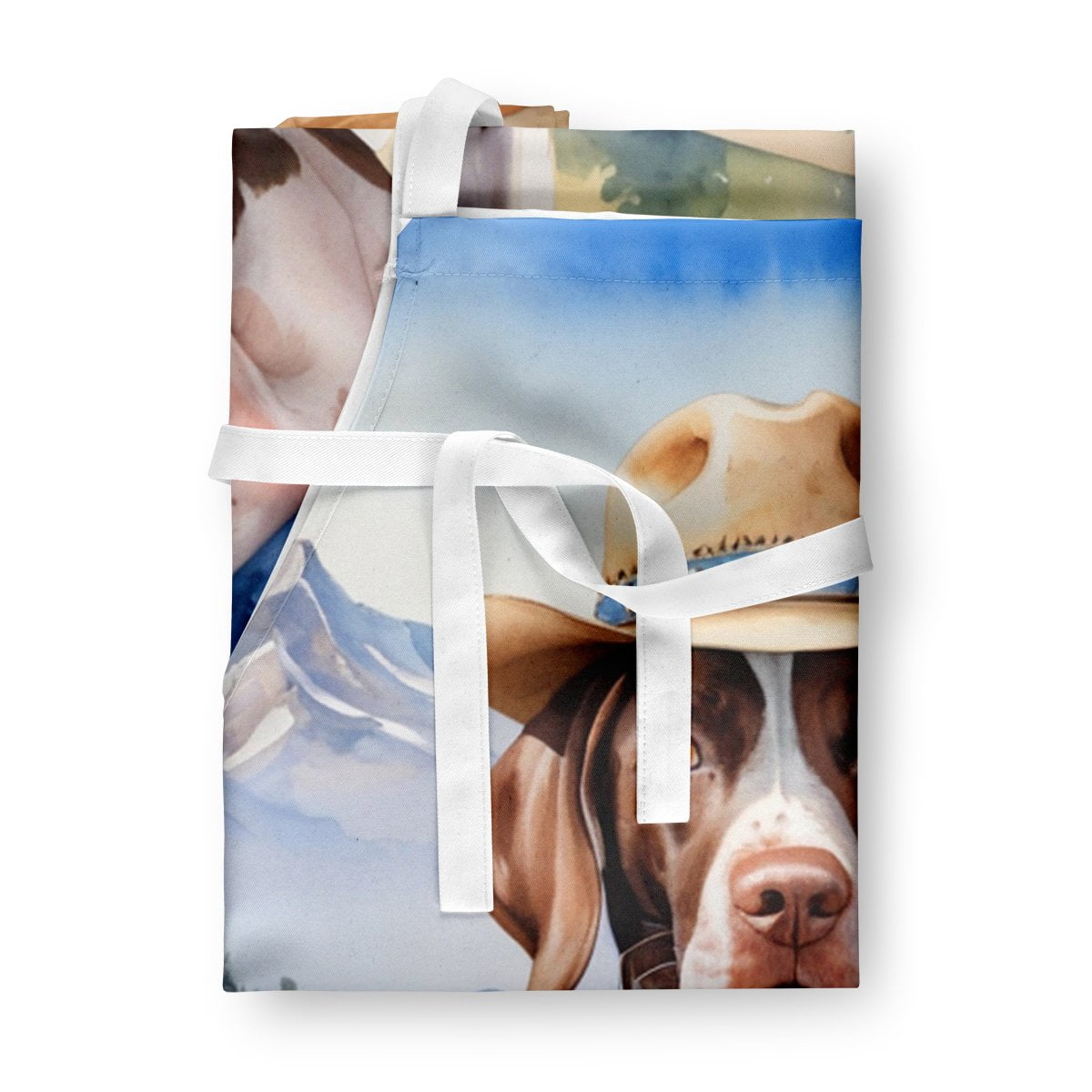 Pointer Cowboy Welcome Apron 27 in x 30 in