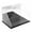 Black Base (Mirrored), variant on Plymor Clear Acrylic Slant Front Display Case with Hardwood Base (Mirror Back), 12" W x 8" D x 8" H