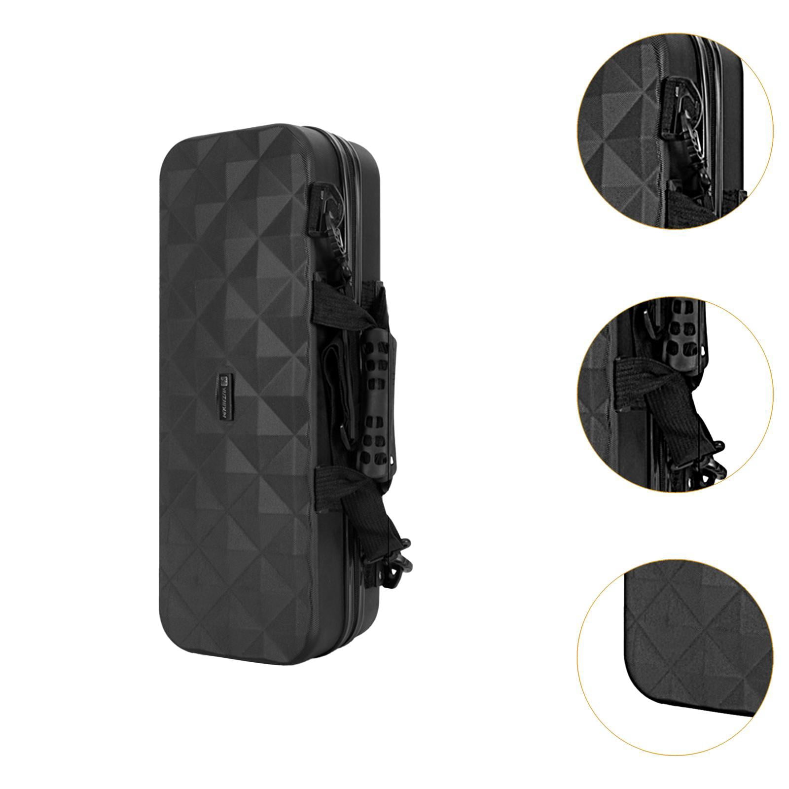figatia Fishing Gear Bag Anti-scratch Body Bag for Angling Ice Fishing Small Black