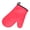 Red, variant on Xirurus Silicone Oven Mitt High Temperature Resistant Slip Proof Kitchen Baking Glove with Cotton Liner Red 10.24 inches / 26 cm