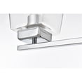 thumbnail image 5 of Living District Merrick 4-Light Iron & Glass Bath Sconce in Chrome/Clear, 5 of 6