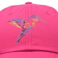 thumbnail image 2 of DALIX Hummingbird Hat Baseball Cap Mom Nature Wildlife Birdwatcher Gift in Hot Pink, 2 of 6