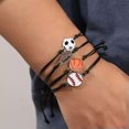 MATROOY Wholesale Football Handmade Leather Rope Sport Bracelet ...