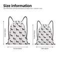 thumbnail image 2 of Lukts Dachshund Dog Pattern Drawstring Backpack Bag Sport Gym Sackpack,String Backpack Sport Bag Sack,Cinch Tote Gym Backpack-Medium, 2 of 6