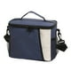 thumbnail image 3 of Lonchera para hombres y mujeres | Bolsa térmica superaislada para alimentos | Nevera portátil reutilizable | A prueba de fugas | Correa ajustable para el hombro | Azul marino | 9.84x7.87x6.88, 3 of 8
