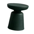 thumbnail image 1 of Lipstore Small End Table Minimalistic Round Coffee Table for Bathroom NightStand Dorm Deep Green, 1 of 8
