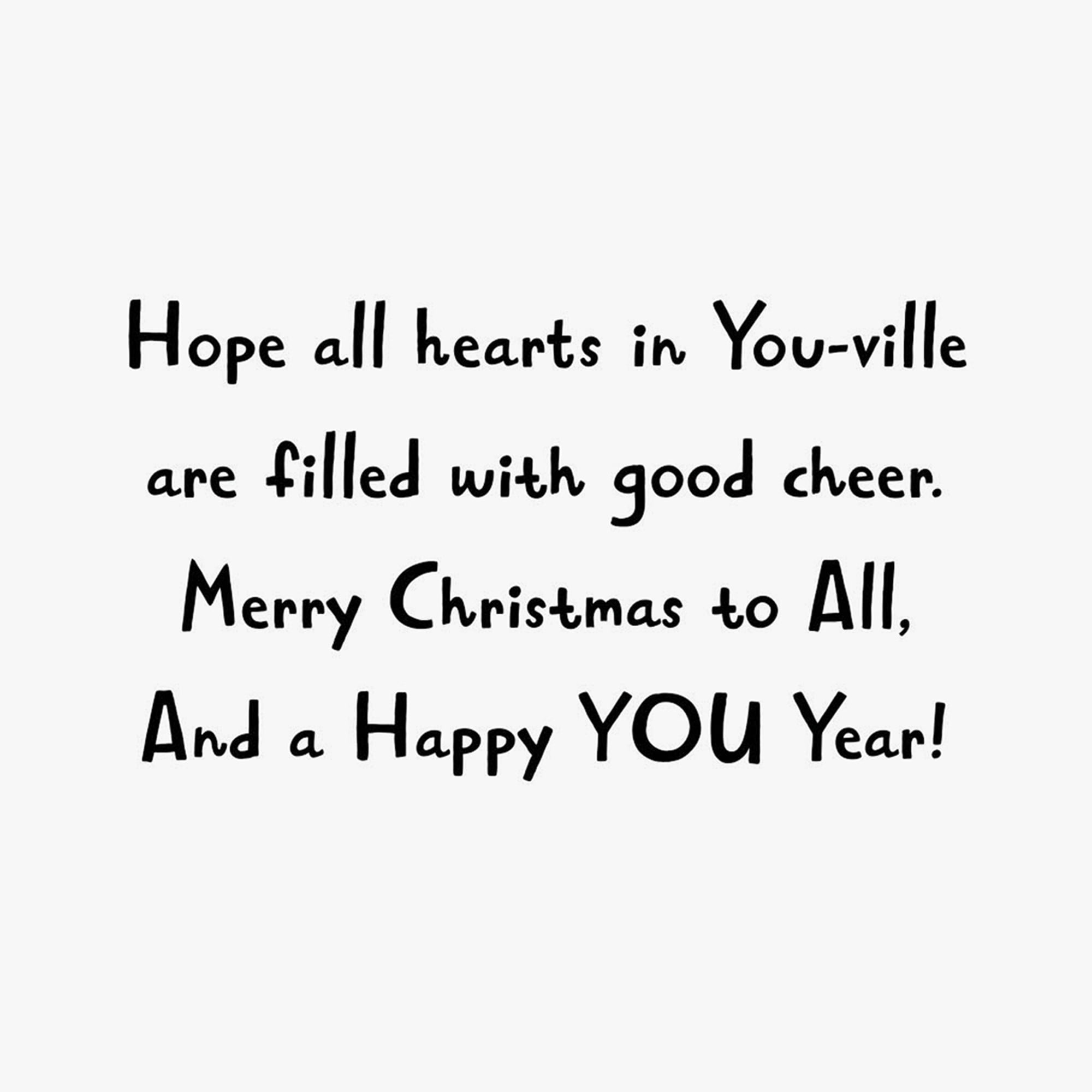 Hallmark Dr. Seuss's How the Grinch Stole Christmas! Christmas Cards (Who-Ville Tree and Tiny Whos), Pack of 10