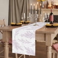 thumbnail image 2 of Table Runners 90 Inches Long Dress Scarves, Pink Purple Tree Branches Farmhouse Coffee/Dining/Kitchen Table Runner for Living Room, Farmhouse Nature Botanical 13x90 Inch, 2 of 9