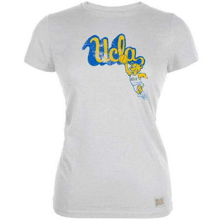 - UCLA Bruins - Basketball Bear Logo Vintage Juniors T-Shirt