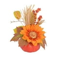 thumbnail image 4 of Dualoai Fall Pumpkin Decor Harvest Decorative for Kitchen Party Tabletop Centerpiece Style B, 4 of 9