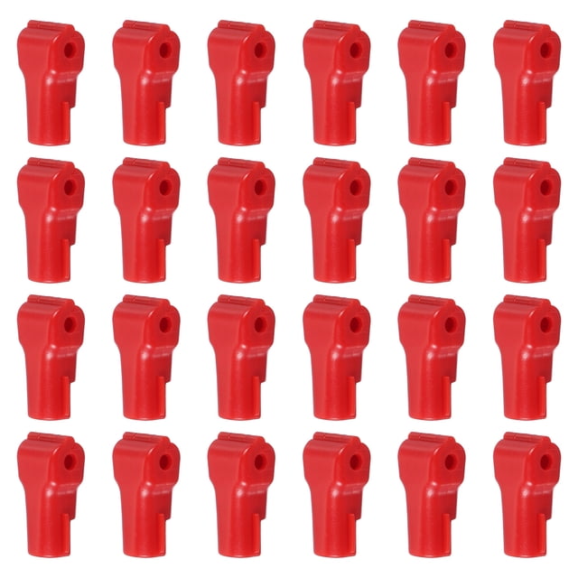 Candado de Clavija Uxcell, Candado Antirrobo para Ganchos de Tablero de Clavijas para Tienda de Accesorios Móviles Rojo 5 mm