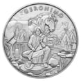 thumbnail image 2 of Lot of 5 - 1 Troy oz Geronimo Design .999 Fine Silver Round, 2 of 3