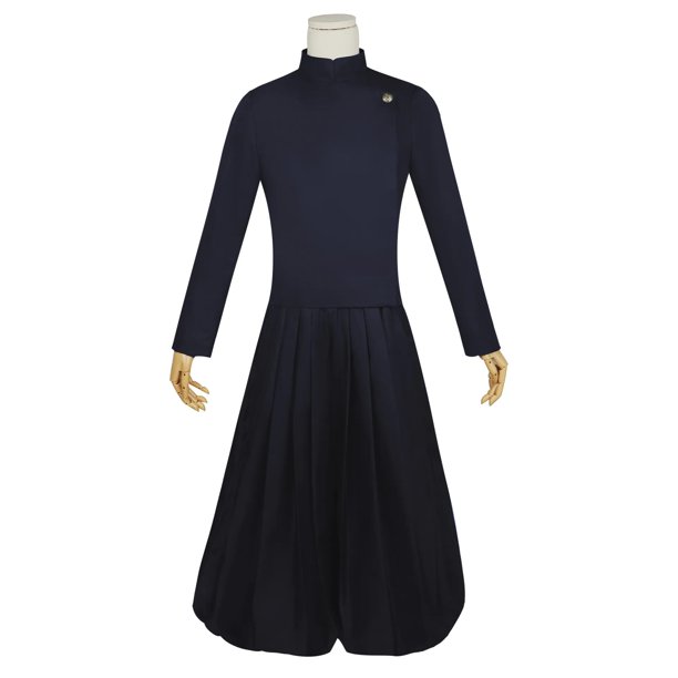 Disfraz de Anime Jujutsu Kaisen Gojo Satoru, disfraz de Geto Suguru, uniforme de escuela secundaria, traje con peluca, disfraz de Halloween para hombres y adultos