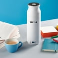 thumbnail image 3 of Jettle Travel Electric Kettle - 450ml Bottle-Style Top-Fill No-Spout Water Boiler for Tea & Coffee - Temperature Control, LED Display, Auto Shut-Off - Stainless Steel, 110V, 3 of 12