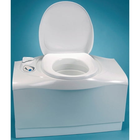 Thetford 32812 C402C 5.1 Gallon Electric Flush Cassette RV Toilet with Right Hand