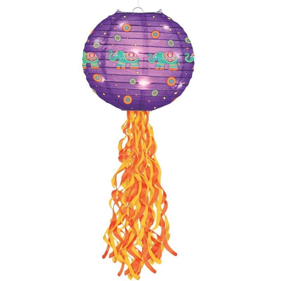 Diwali Light Up Paper Lanterns 2 Per Pack