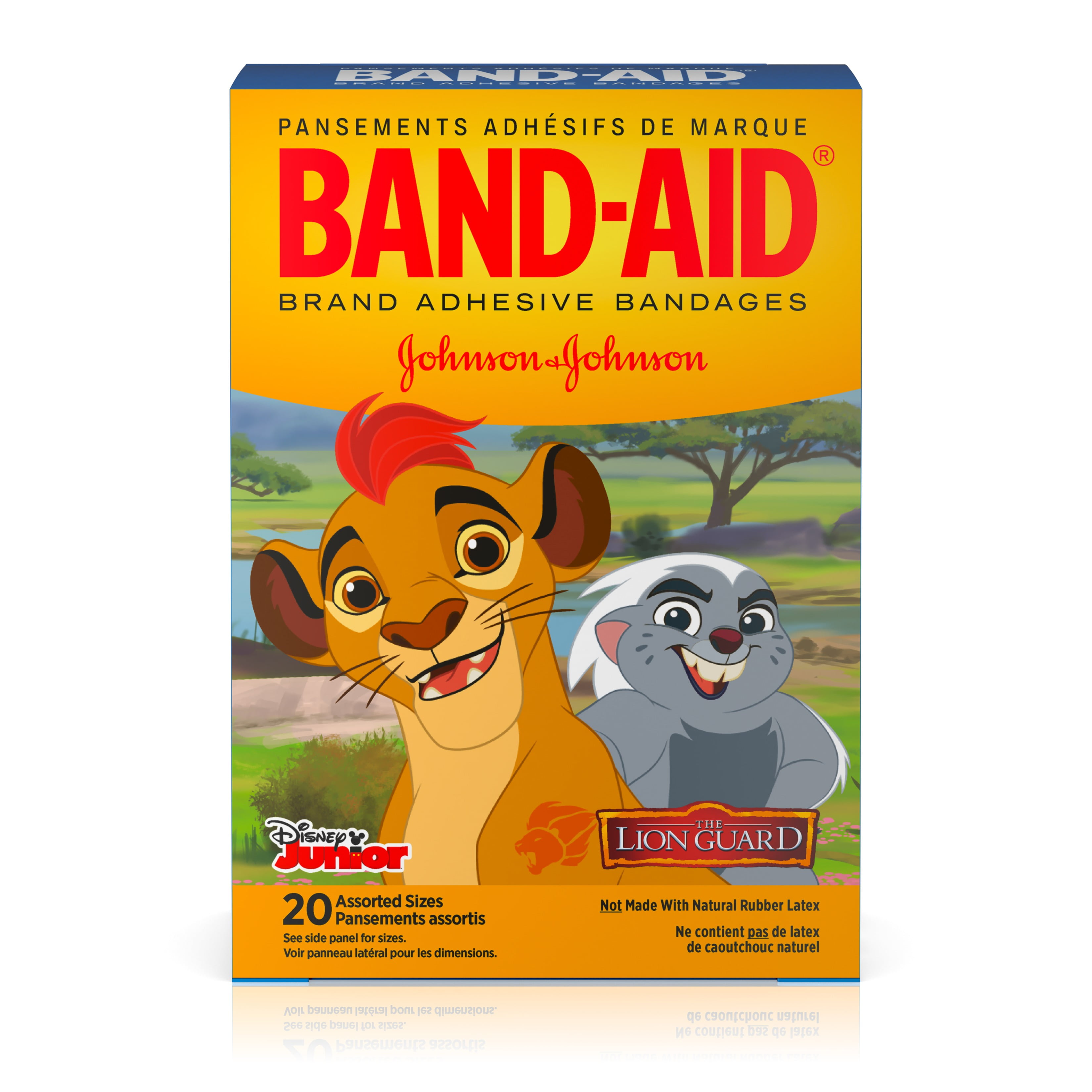 BandAid Bandages, Disney Junior The Lion Guard Assorted Sizes 20 ct