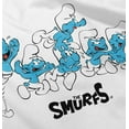 thumbnail image 5 of Smurfs Characters Retro Squad Goals Romper Boys or Girls Infant Baby Brisco Brands 18M, 5 of 7