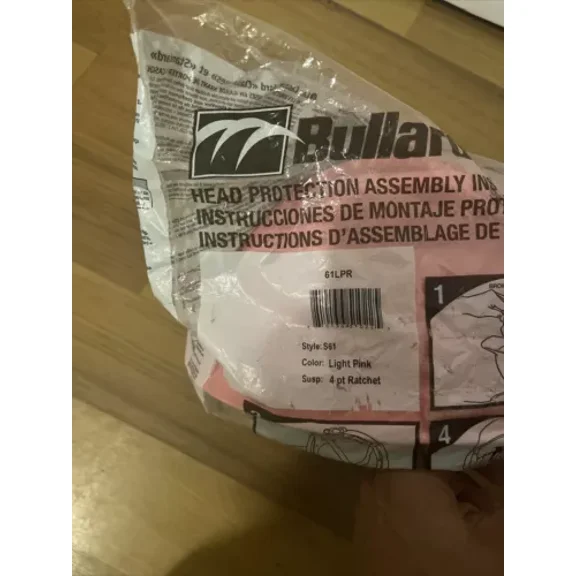 Bullard Hard Hat Model S61-New In Bag! Ratchet Liner Pink