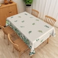 thumbnail image 4 of Tchckioa Boho Tablecloth,60x102 Inch Rectangle Waterproof Table Cloths for Kitchen Dining Beige and Green, 4 of 6