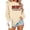 Beige, variant on Christmas Trees Sweatshirt for Women Merry and Bright Christmas Shirts Xmas Holiday Party Long Sleeve Pullover Tops