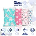 thumbnail image 6 of Thrive | Ice Pack for Lunch Boxes - 4 Reusable Packs | BPA Free | Keep Food Cold with Cool Print Designs | Great for Kids and Adults for School Lunchbox, Bag or Cooler | Pony, Rainbow, Hearts Prints, 6 of 9