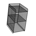 thumbnail image 1 of 3 Tier Metal Storage Shelf, Heavy Duty Shelving Unit Shelf,  and Stable Shelving Holder, Smart Design Shelving Rack and Storage for Bathroom, Laundry, Living Room, 1 of 7