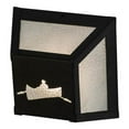 thumbnail image 3 of Meyda 162701 10 in. Canoe Wall Sconce, Black & Zag-1, 3 of 6