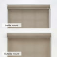 thumbnail image 4 of Linen Avenue Cordless Mojave Light-Filtering Cassette Roller Shade with Bloc Wand for Easy Adjustment– Soft Light Control, UV Protection –Tan Dunes 41 W X 66 H (Arrives 1/4" Narrower), 4 of 8