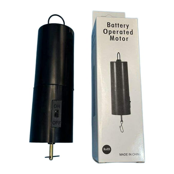Hearth & Gear Hanging Rotating Motor Wind Motor Mobile Disco Motor Battery Operated Purposes Rotatable Hanging Display Hook For Wind Chimes Outdoor Garden Ornament Hand Drills Cordless Small Drills