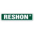 thumbnail image 1 of SignMission Reshon SS- 4 x 18 Po Chambre Nom d'Enfant Signe de Rue - Reshon, 1 of 1