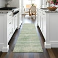thumbnail image 4 of Dalyn Rugs Machine Washable Indoor/Outdoor Chantille ACN2154 Green 2'3" x 7'6" Runner Rug, 4 of 7