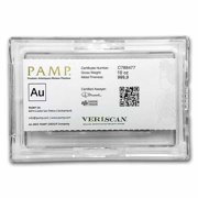 10 oz Gold Bar - PAMP Suisse Lady Fortuna Veriscan® (w/Assay)