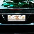 thumbnail image 7 of License Plate,Cow with Hat and Bunny on Easter Shelf Decorative Front,Personalized Stainless Steel License Plate Cover For Men Women,12.2" X 6.2", 7 of 7