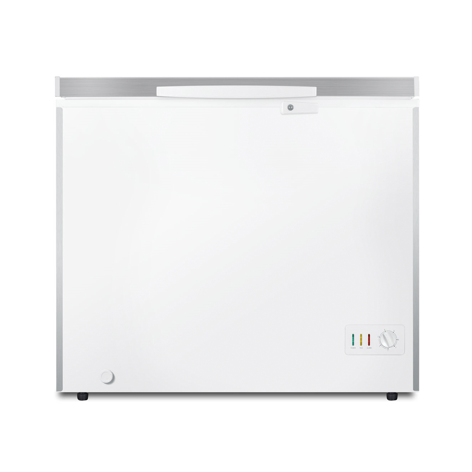 Summit SCFM73SL 37 1/2" Mobile Chest Freezer w/ Wire Storage Baskets - White, 115v