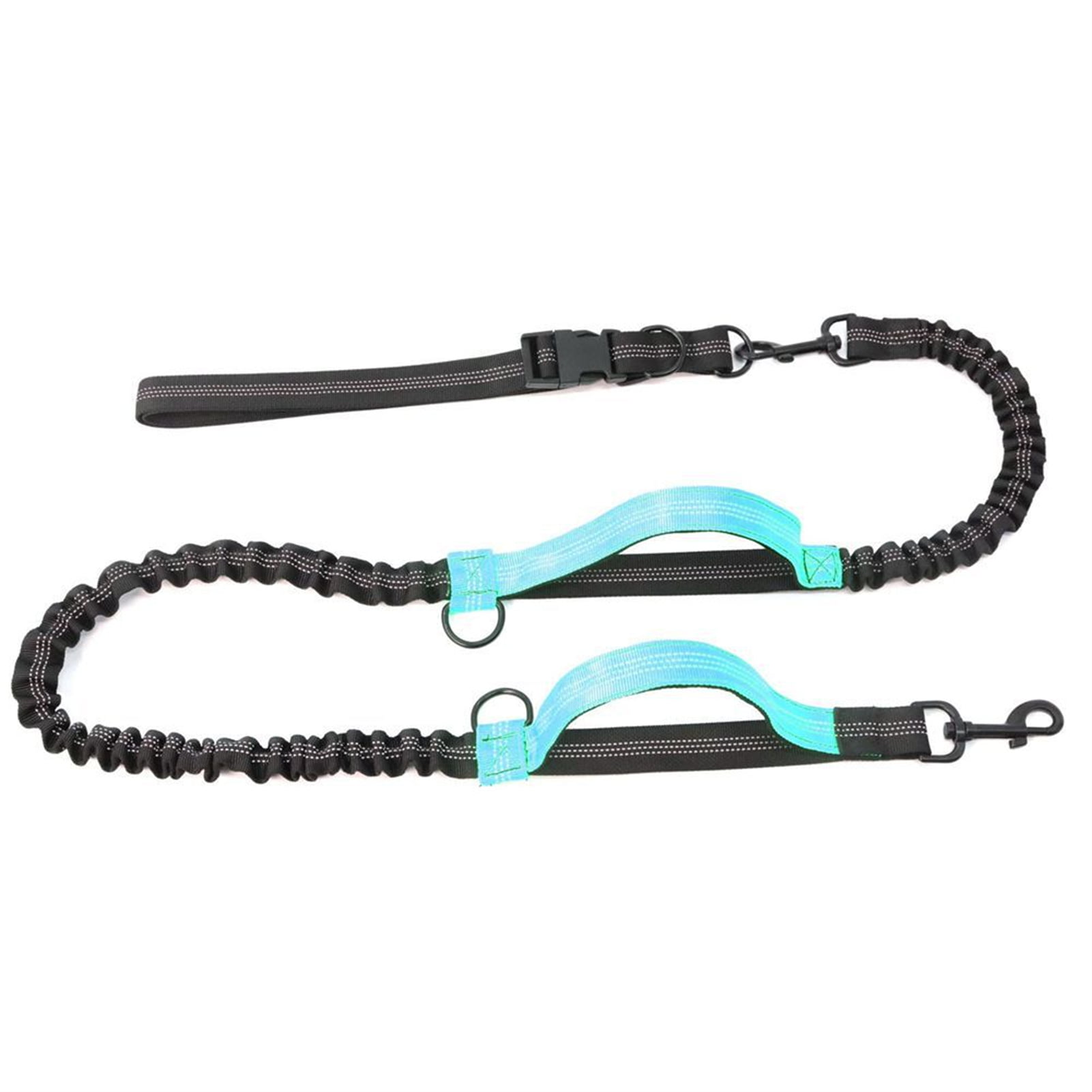 Dog Leash Stretch Elastic Bungee Rope Carabiner No Pull Lead for Leash Extend 