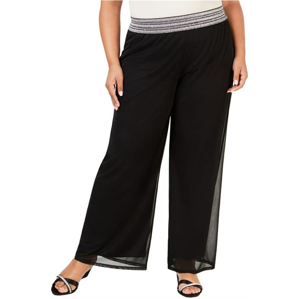 m&s wide leg pull on trousers