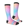 thumbnail image 3 of Balery Colorful Glitters Fun Novelty Socks Men'S Women'S Crew Socks Funny Crazy Novelty Socks Quirky And Cool Socks, 3 of 9