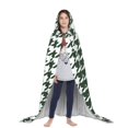 thumbnail image 3 of Honeii Scottish Checkered Print Poncho Cape, Cloak Coat, Snuggly Hooded Wearable Blanket, Hooded Cape For Teenagers,Halloween Costumes-Large, 3 of 7