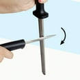 Knife Sharpening Rod Ceramic Knife Sharpener with ABS Handle Sharpener ...