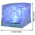 thumbnail image 4 of Bathtub Light Up Cubes LED Light Up Ice Cubess For Bath Colorful Slow Flashing Ice Cubes Sensory Towel Warmer for Facials Towels for Bathroom Large Bathroom Storage Shelf Hand Towels for Bathroom, 4 of 7