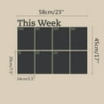 thumbnail image 4 of Removable DIY Blackboard Sticker for Office School Weekly Schedule 45 * 58cm, 4 of 7
