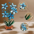 thumbnail image 3 of Orchid Flowers Building Kit - 1097 Pieces Flower Botanical Bonsai Collection Building Blocks Toy for Home Office | Artificial Plant Bonsai Decoration, 3 of 4