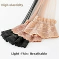 thumbnail image 4 of Suspenders Pantyhose Fishnet Women Stockings Garters Lace Thin Sexy Stockings lace-Red One Size, 4 of 6