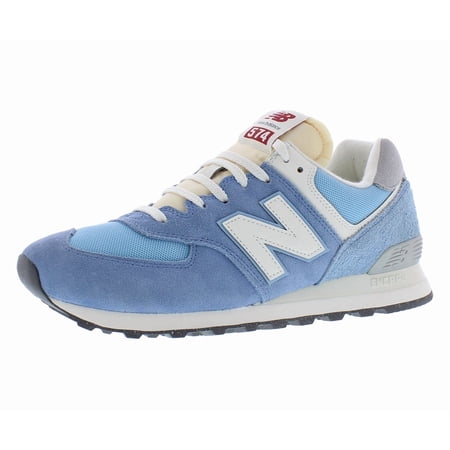 New Balance 574 Mens Shoes Size 9.5, Color: Blue Laguna/Sea Salt