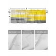 thumbnail image 4 of Valances for Windows Graffiti Street Art Rod Pocket Cafe Window Treatments Valance Curtains for Kitchen Bathroom Laundry Basement Windows 60"x14", 4 of 9