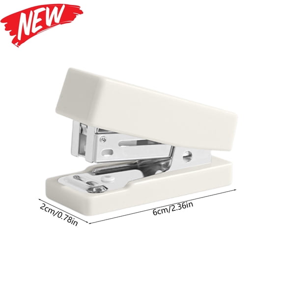 Mini Portable Effortless Stapler Set, Palm‑Sized Binding Stapler with Staples, Lightweight Compact Office Paper Fastener for Daily Binding Tasks & Classroom