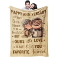 thumbnail image 1 of LHSHID 10th Anniversary Tin Gifts Blanket 10 Year Anniversary Wedding Gifts for Him Her Couples 10th Anniversary 10 Year Anniversary Decorations Blanket 50x60in, 1 of 6