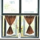 thumbnail image 3 of Nvzi Vintage Floral Print Cotton Linen Window Curtain Panel with Tassels Boho Farmhouse Room Darkening Curtain Panel for Bedroom Living Room, 1 Piece (59x63,Flower), 3 of 5